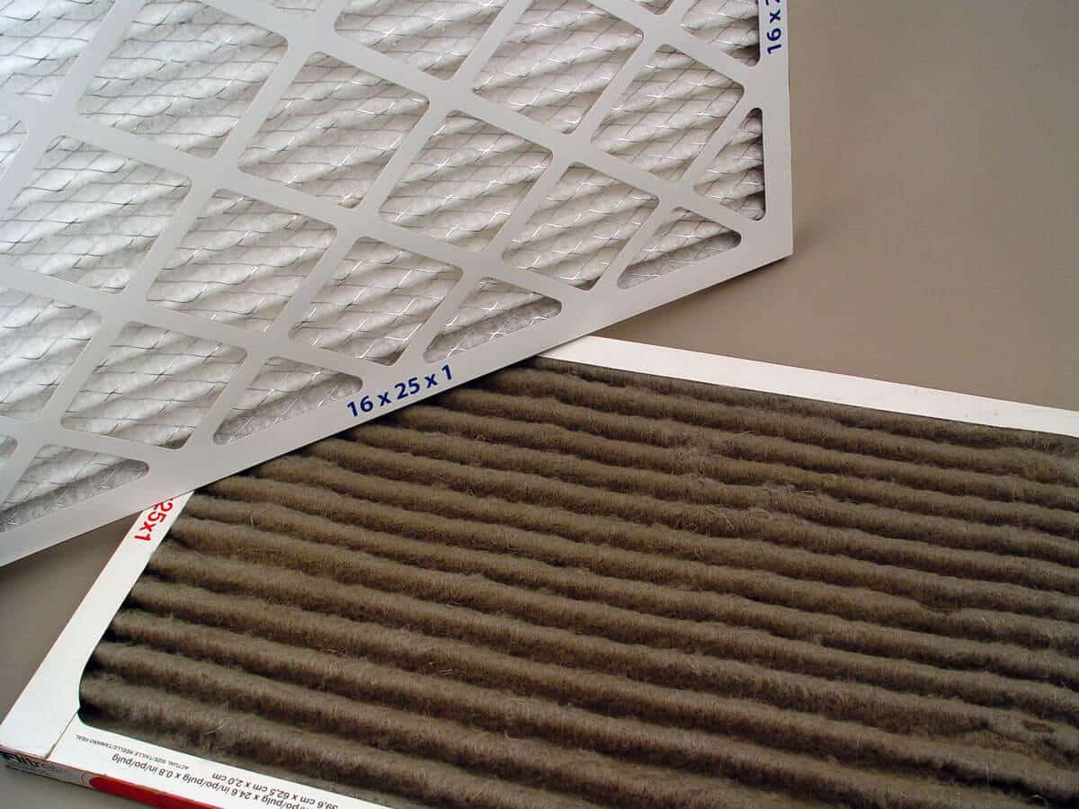 air conditioning dirty air filter